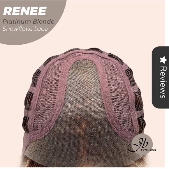 JBEXTENSION Renee - Platinum Blonde BNWT | Synthetic Lacefront Wig - Picture 7 of 8